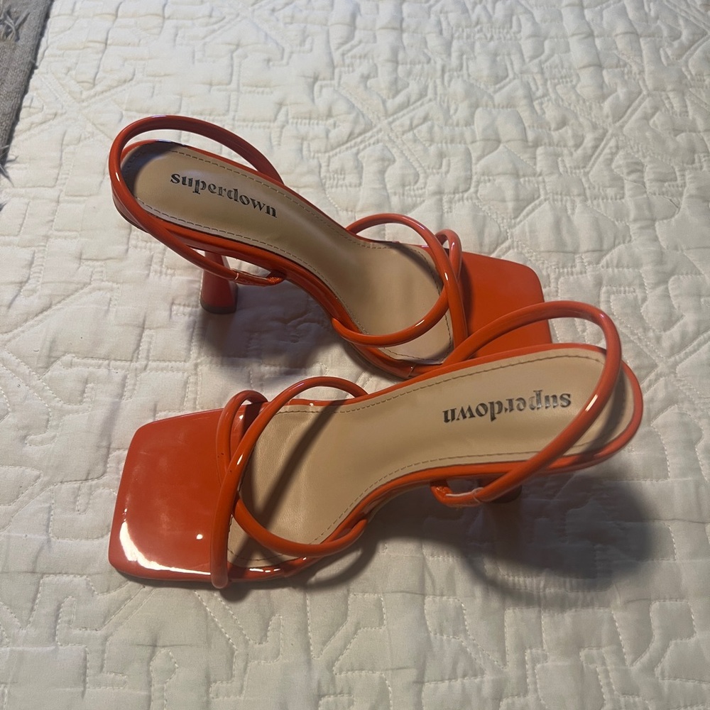Orange Superdown Heels From Revolve - image 2